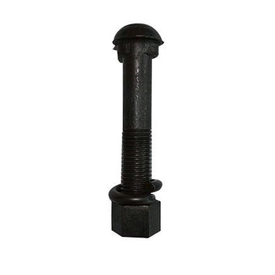 Black Railway Track Fasteners , Fish Tail Bolt M6 M100 Specification