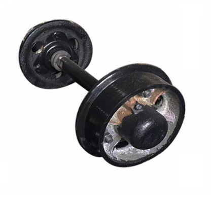 kupować Odlewanie stalowego zestawu kół pociągowych do wózka górniczego 650 mm 450 mm Rozmiar OEM online manufacture