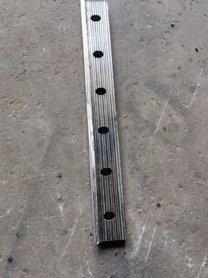 Al aluminium 6106-t6 6 otworów z ząbkowanymi nakładkami rybnymi o długości 600 mm