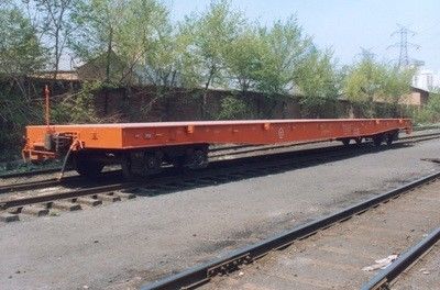 Łatwo manewrujący, wzmocniony wózek kolejowy do ciężkich ładunków przemysłowych Standardowy szerokość toru 1435 mm