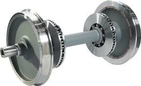 Koła szynowe 300 mm odporne na zużycie ze stopu metalu do toru 1000 mm