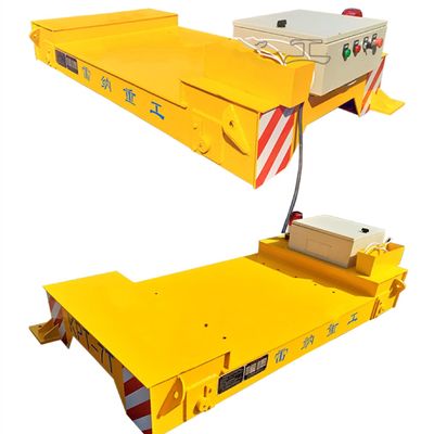 25 Ton Obciążenie osi Wózek szynowy z płaskim łożem 1200 mm Rozstaw osi 4 Wsporniki kół